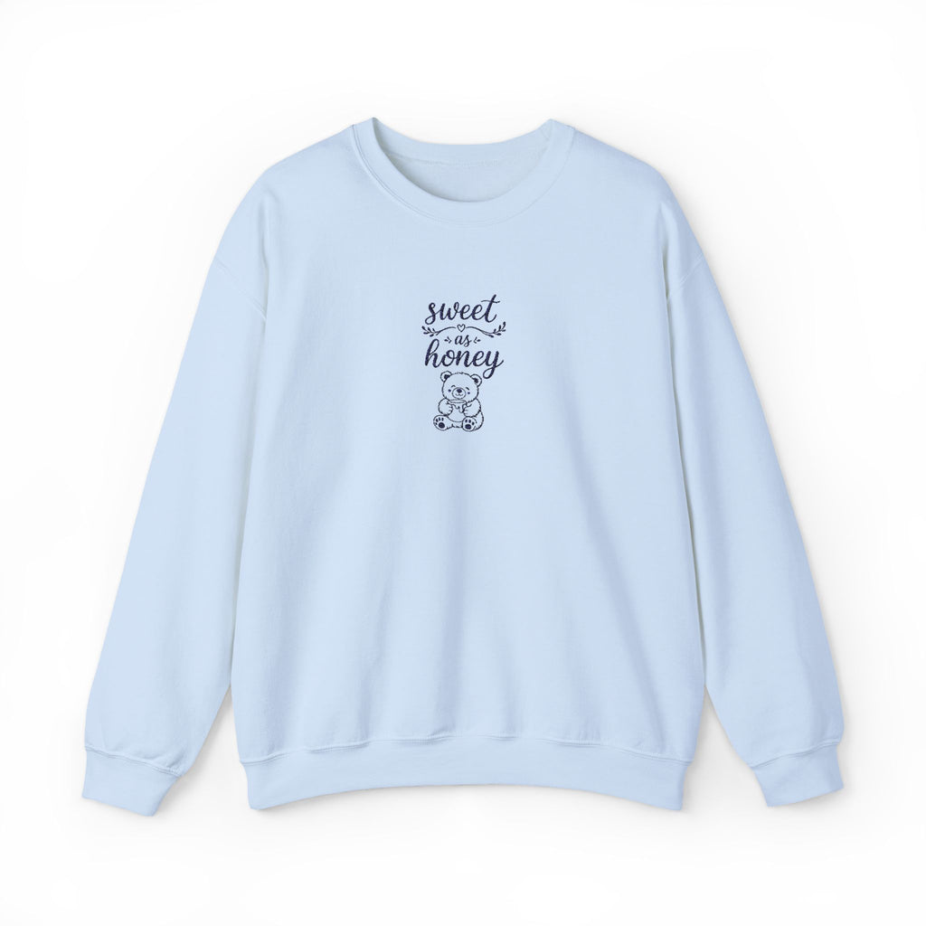 Sweet as Honey Crewneck Sweatshirt — Cute Bear Graphic
