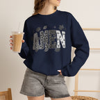 Amen Fall Crewneck Sweatshirt — Autumn Leaves Christian Graphic Pullover