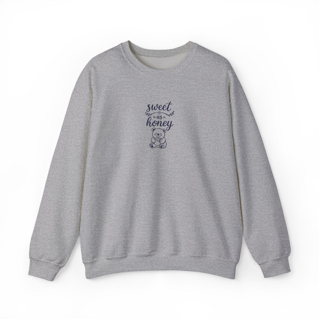 Sweet as Honey Crewneck Sweatshirt — Cute Bear Graphic