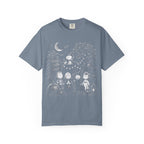 Halloween Character Night T-Shirt — Cute Spooky Peanuts-Style Illustration