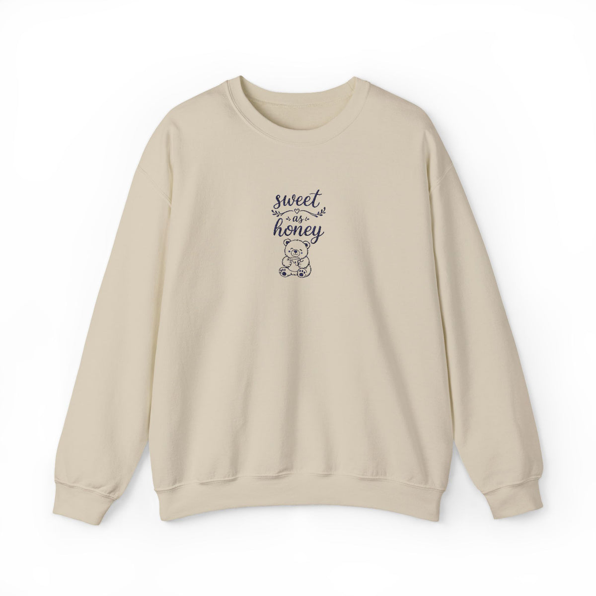 Sweet as Honey Crewneck Sweatshirt — Cute Bear Graphic