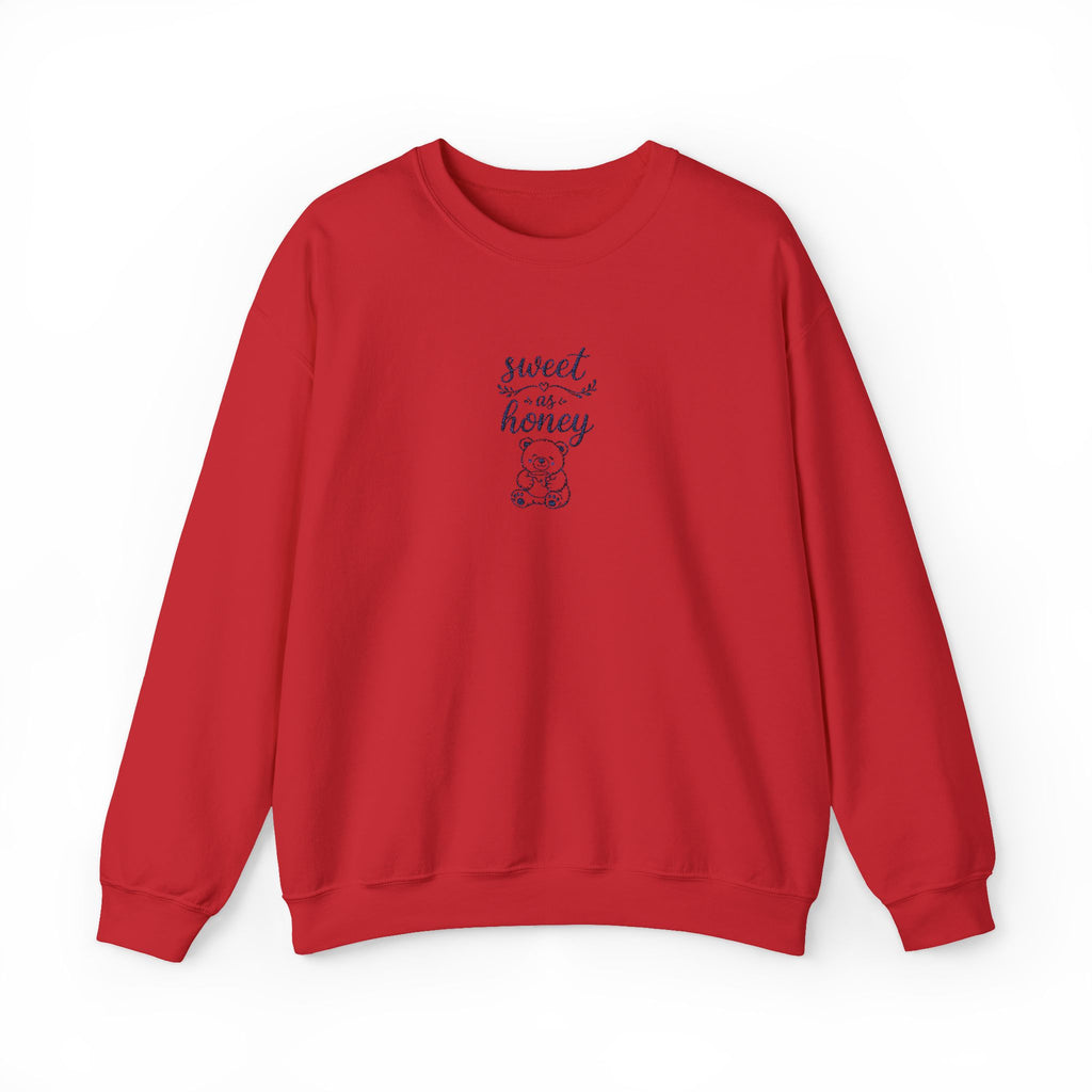 Sweet as Honey Crewneck Sweatshirt — Cute Bear Graphic