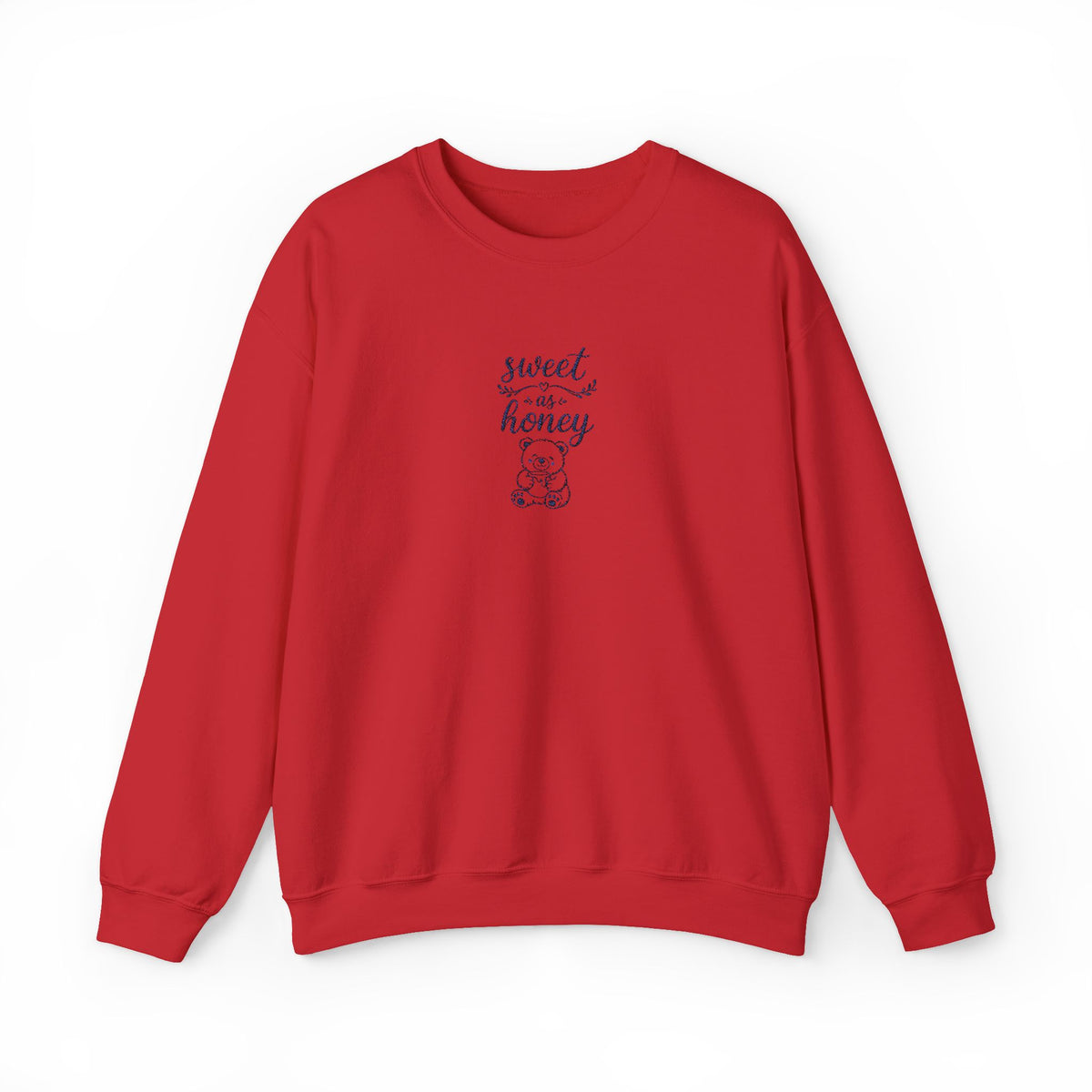 Sweet as Honey Crewneck Sweatshirt — Cute Bear Graphic