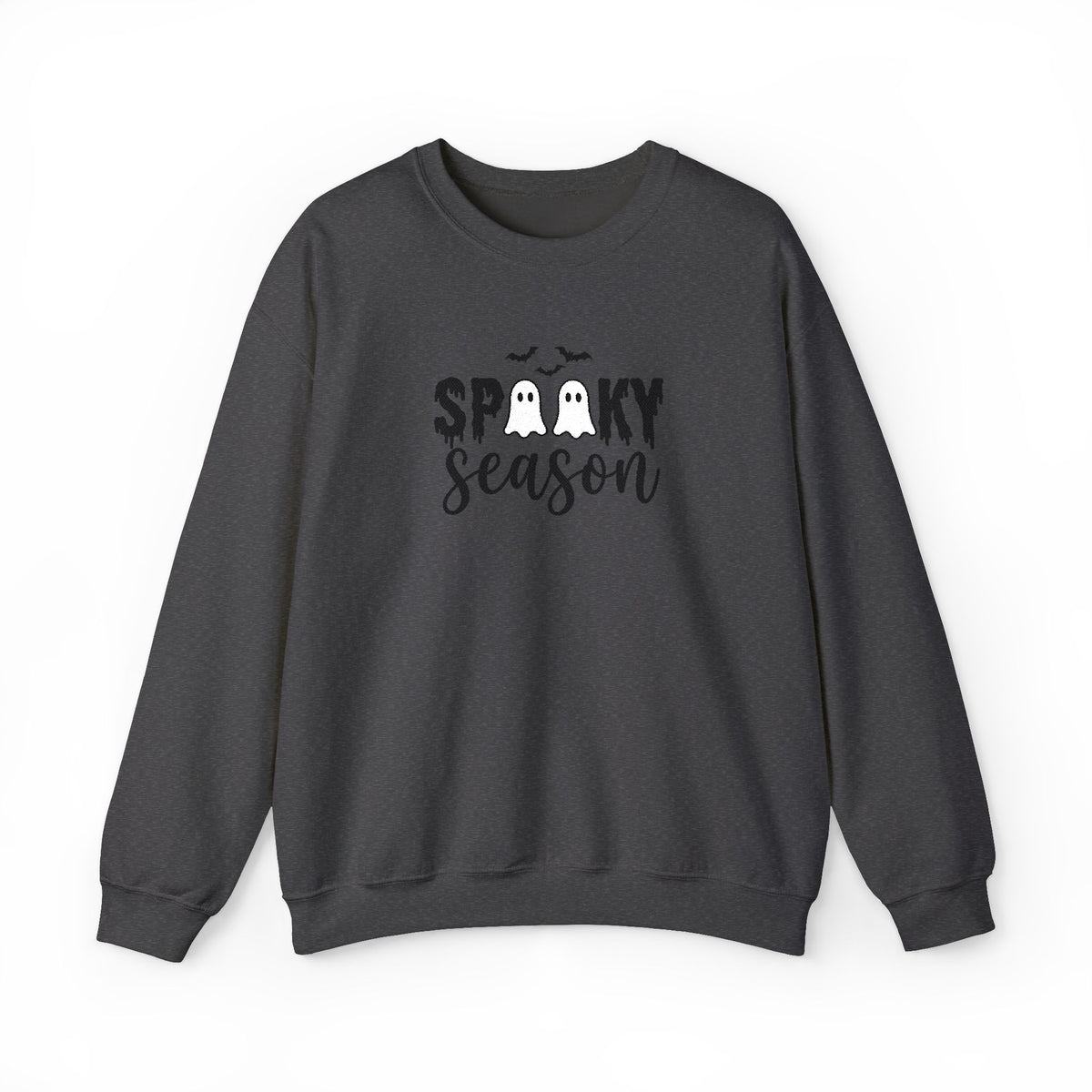Spooky Season Sweatshirt — Halloween Ghost Graphic Crewneck