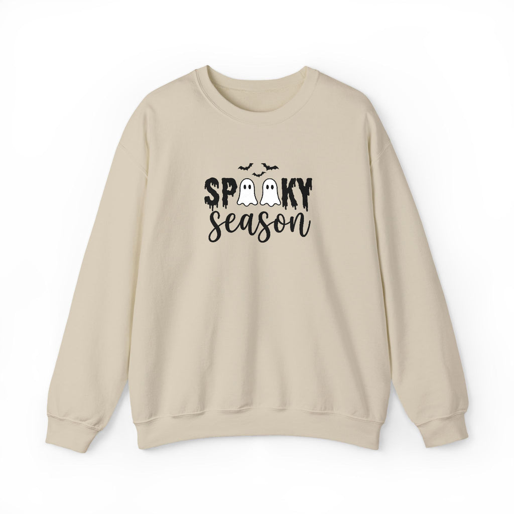 Spooky Season Sweatshirt — Halloween Ghost Graphic Crewneck