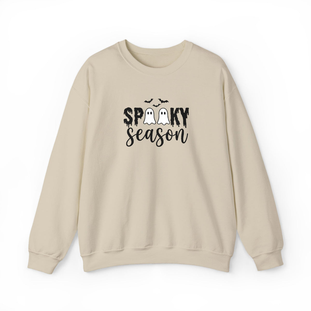 Spooky Season Sweatshirt — Halloween Ghost Graphic Crewneck
