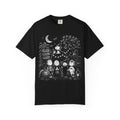 Halloween Character Night T-Shirt — Cute Spooky Peanuts-Style Illustration