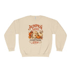 Pumpkin Spice Crewneck Sweatshirt — "Pumpkin Spice and Everything Nice" Fall Graphic