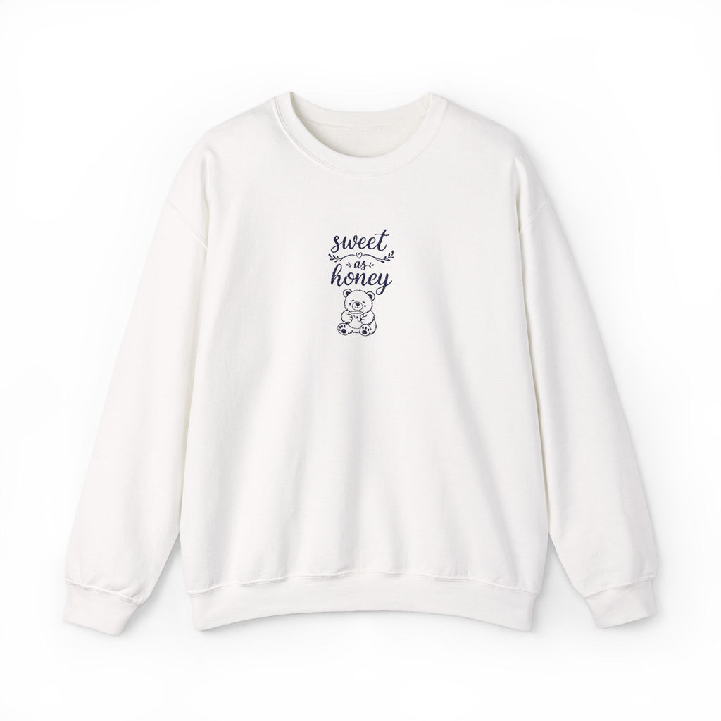 Sweet as Honey Crewneck Sweatshirt — Cute Bear Graphic