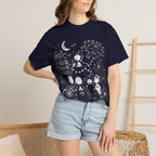 Halloween Character Night T-Shirt — Cute Spooky Peanuts-Style Illustration