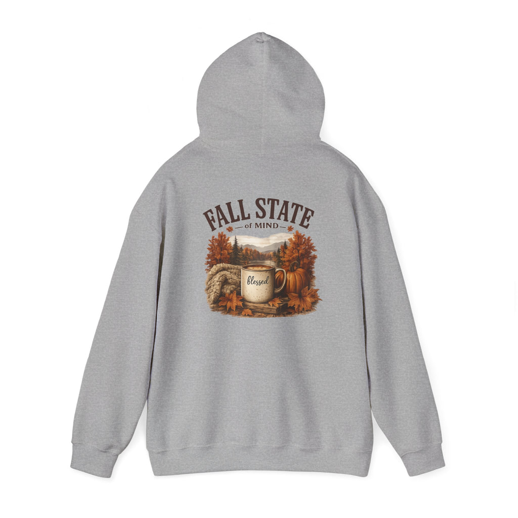 Fall State Hoodie — 'Fall State of Mind' Cozy Autumn Pullover