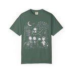 Halloween Character Night T-Shirt — Cute Spooky Peanuts-Style Illustration