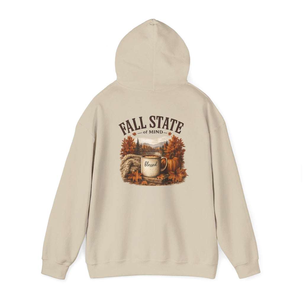Fall State Hoodie — 'Fall State of Mind' Cozy Autumn Pullover